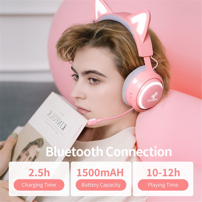 SOMIC - SOMIC Over-Ear Trådlösa Hörlurar Bluetooth Cat Ear GS510