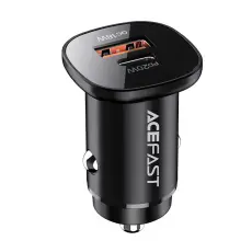 Acefast - Acefast Billaddare 38W USB-C Till USB - Svart
