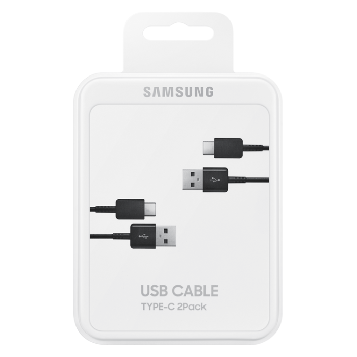 Samsung - [2-Pack] Samsung USB-C till USB-A kabel 1.5m - Svart