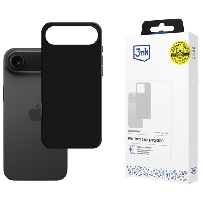 3MK - 3MK iPhone 17 Air Mobilskal Silikon - Svart
