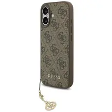 Guess - Guess Mobilskal till iPhone 17 MagSafe 4G Charms Collection - Brun
