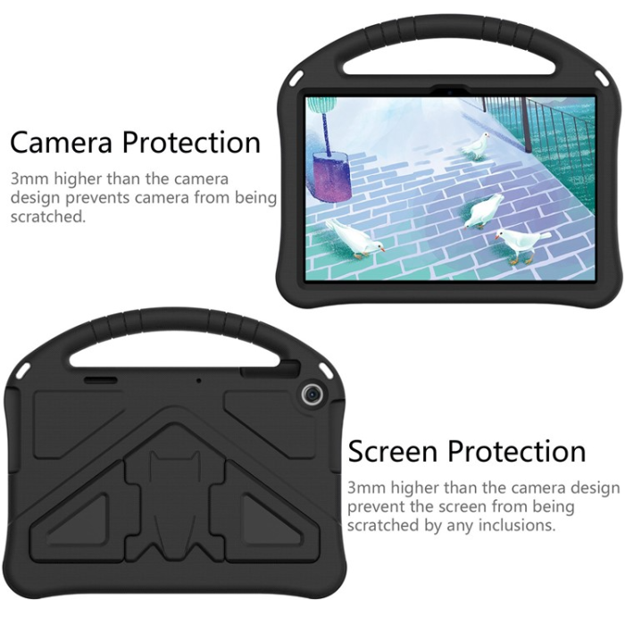 A-One Brand - Lenovo Tab M10 (Gen 3) 10.1 Skal EVA Rugged Kickstand - Svart