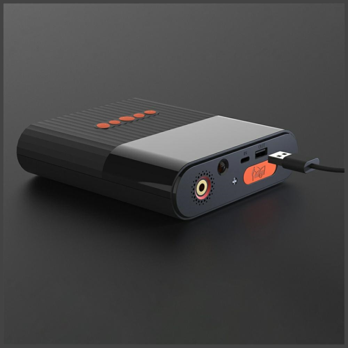 4smarts - 4smarts Starthjälp Powerbank 8800mAh med kompressor PitStop - Svart