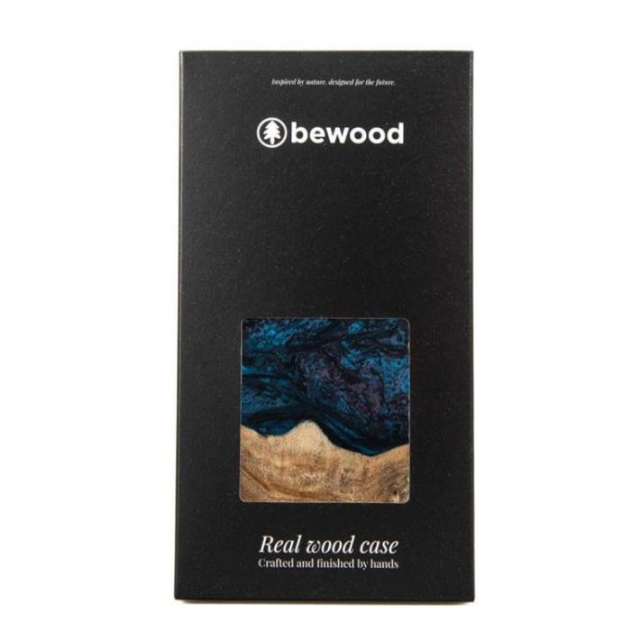 Bewood - Bewood iPhone 12/12 Pro Mobilskal Magsafe Unique Neptune - Svart