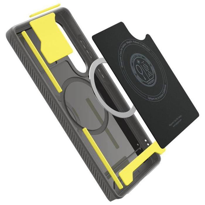 Spigen - Spigen Galaxy S25 Ultra Mobilskal Magsafe Rugged Armor - Grå