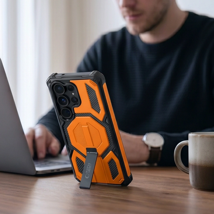 Tech-Protect - Tech-Protect Mobilskal För Galaxy S26 Ultra Magsafe Magblast 2-Set - Orange