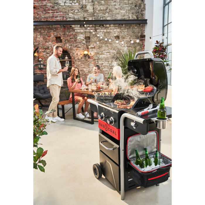 Char-Broil - Char-Broil Hybridgrill Gas2Coal 2.0 2 Brännare