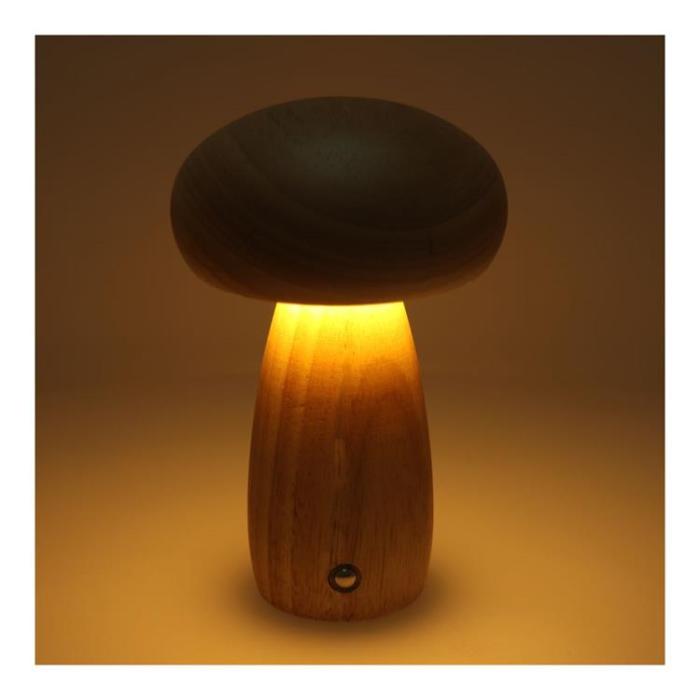 OEM - Bordslampa Vid Sängen Mushroom Art Deco MTWTHN - Brun