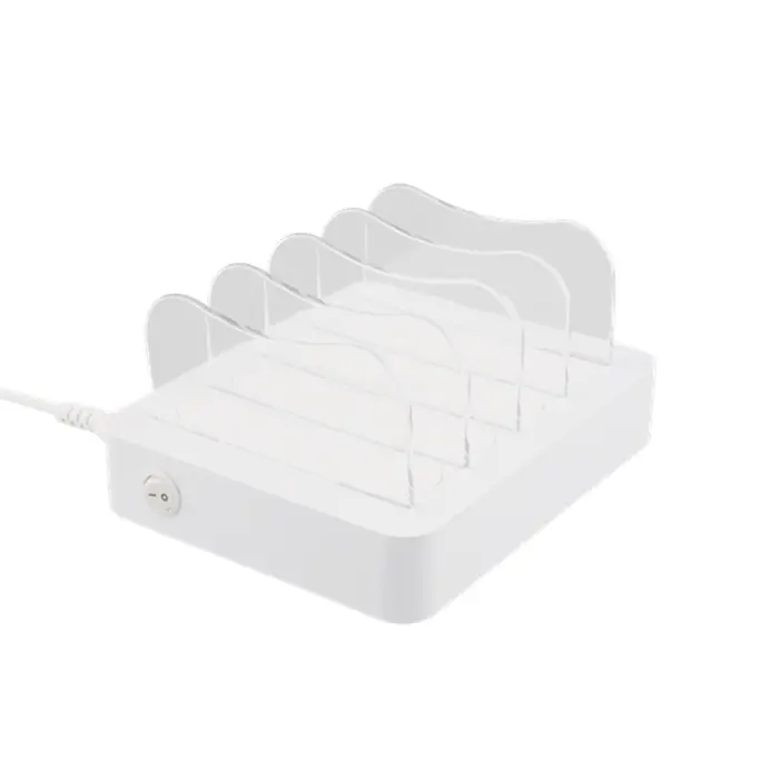 SiGN - SiGN Laddningstation 4xUSB, 2.4A, 4.4A, 1.5m Kabel - Vit