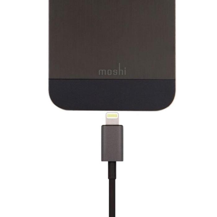 Moshi - Moshi USB-A Till Lightning Kabel 1m - Svart