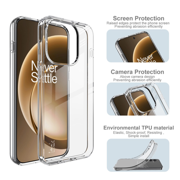 Imak - IMAK OnePlus 15 5G Mobilskal UX-10 Series Soft TPU - Clear