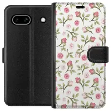Gustaf - Pl&aring;nboksfodral till Google Pixel 7a med Blommigt