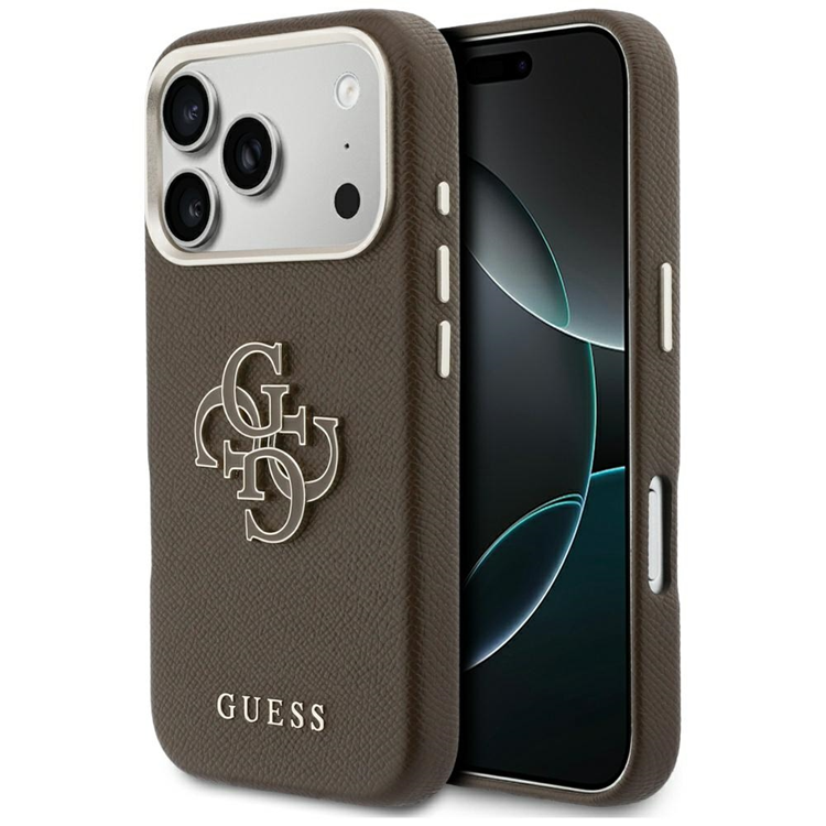 Guess Mobilskal iPhone 17 Pro FW Resin Logo - Brun | 2353 | AlltMobil