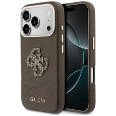 Guess - Guess Mobilskal iPhone 17 Pro FW Resin Logo - Brun