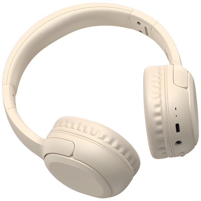 USAMS - USAMS Bluetooth 5.3 On-Ear Hörlurar Yun Series (USAMS-YG23) – Beige