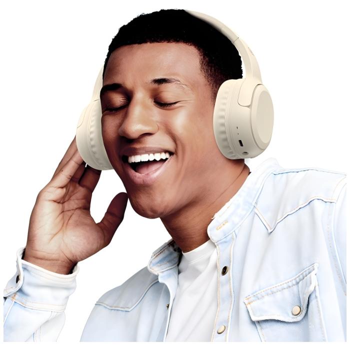 USAMS - USAMS Bluetooth 5.3 On-Ear Hörlurar Yun Series (USAMS-YG23) – Beige