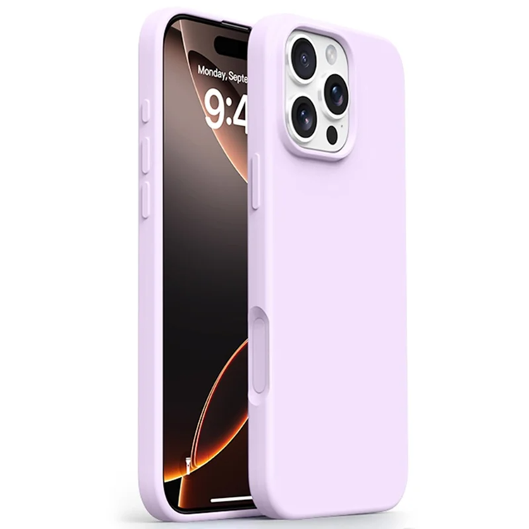 iPhone 16 Pro Mobilskal Ultra Thin Silikon - Bean Lila | 2353 | AlltMobil