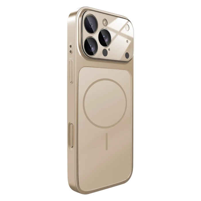 A-One Brand - iPhone 16 Pro Skal med iPhone 17 Pro Utseende - Titan Guld