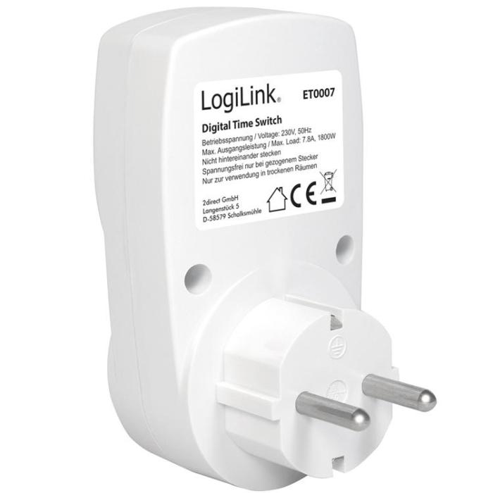 LogiLink - LogiLink Inomhustimer Digital 1800W