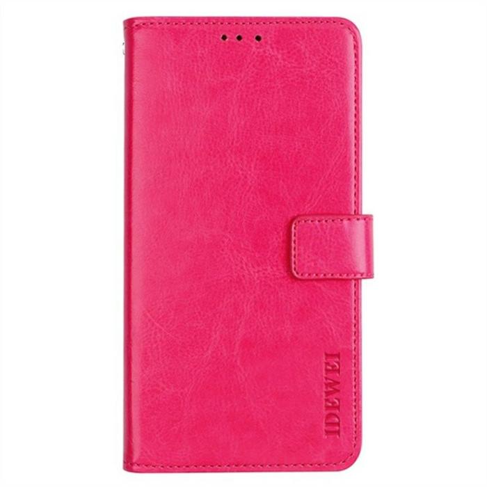 IDEWEI - IDEWEI Mobilfodral för Samsung Galaxy S26 Plus Konstläder Kickstand - Rosa
