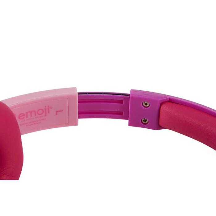 EMOJI - EMOJI Hörlurar Flip'N'Switch Junior On-Ear Trådad 80dB - Rosa