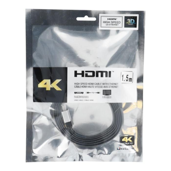 OEM - Kabel HDMI High Speed Cable med Ethernet ver. 2.0 1,5m