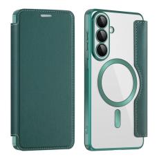 OEM - Mobilskal f&ouml;r Samsung Galaxy S26 Magnetiskt Konstl&auml;der RFID - M&ouml;rkgr&ouml;n