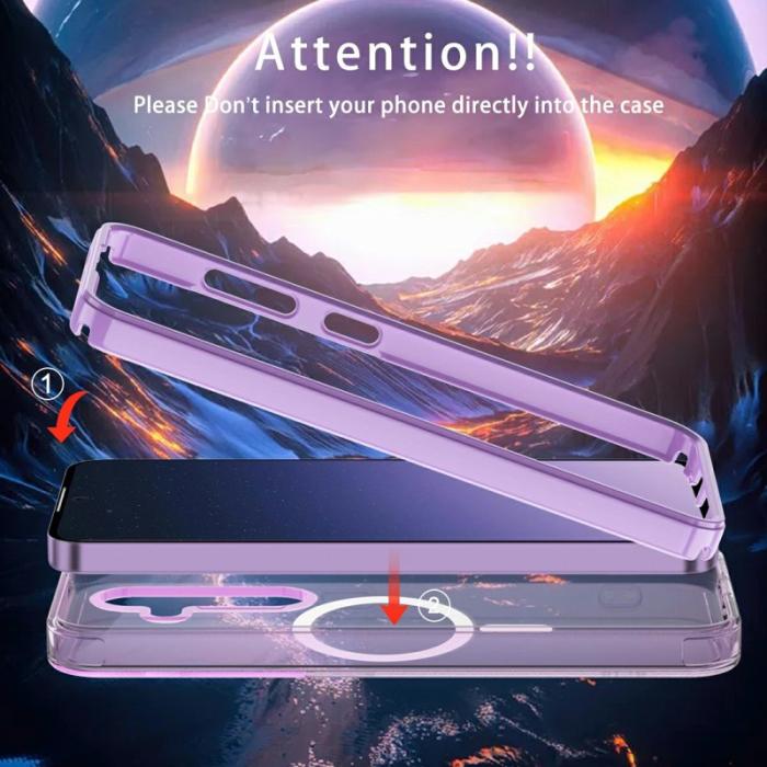 OEM - Mobilskal för Samsung Galaxy S26 Plus Magnetiskt PC + TPU - Ljuslila