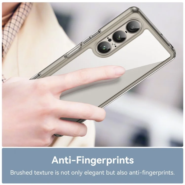 OEM - Sony Xperia 1 VII Mobilskal Acrylic TPU - Grå
