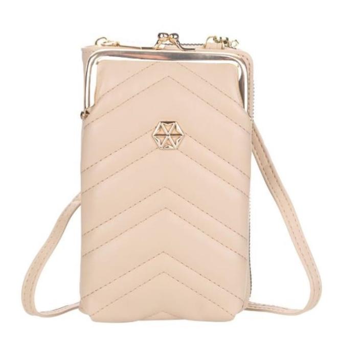 BOISEEN - BOISEEN Axel Crossbody Väska Snake Texture - Beige