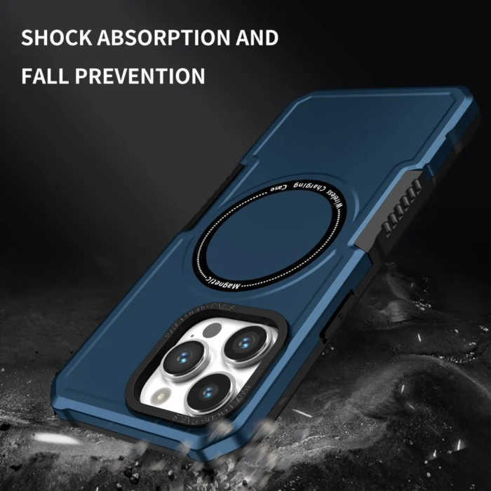 Taltech - iPhone 15 Pro Mobilskal Magnetisk - Blå