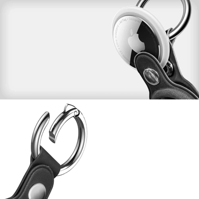Tech-Protect - Tech Protect Apple Airtag 1/2 Nyckelring - Svart