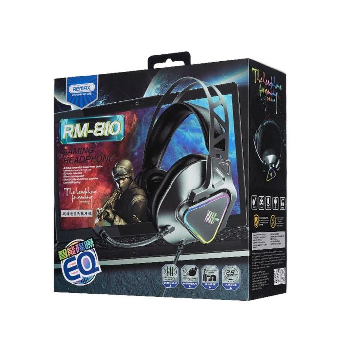 UTGATT1 - REMAX headphone GAMING Wargod series RM-810 Grå