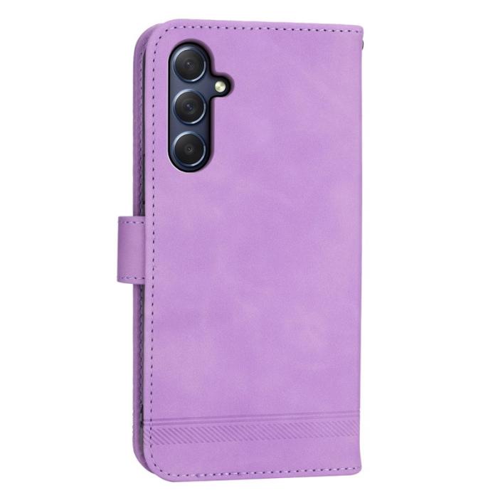 DIERFENG - DIERFENG DF-03 Samsung Galaxy M54 5G Plånboksfodral Konstläder - Lila