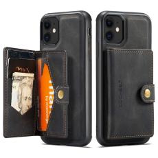 JEEHOOD - JEEHOOD Detachable Wallet Mobilskal f&ouml;r iPhone 11 - Svart