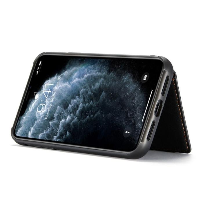 JEEHOOD - JEEHOOD Detachable Wallet Mobilskal för iPhone 11 - Svart