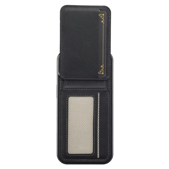 LC.imeeke - LC.IMEEKE L3 iPhone 13 Fodral Magnetiskt Konstläder - Svart
