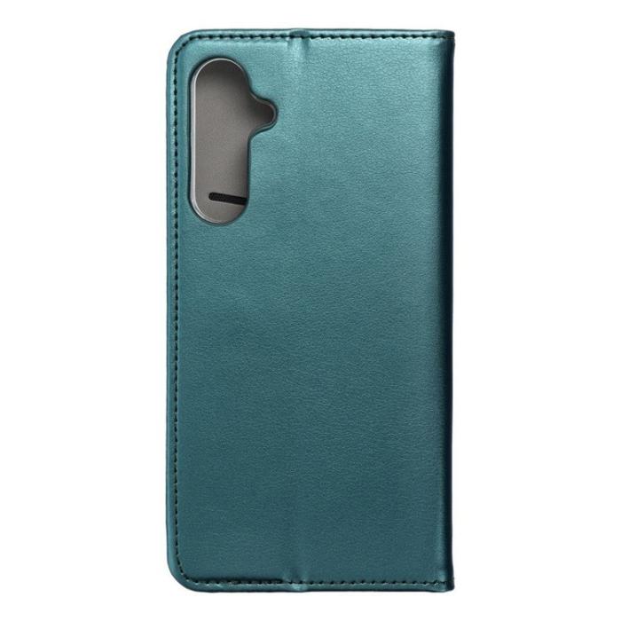 OEM - Galaxy S23 FE Plånboksfodral Smart Magneto - Mörkgrön