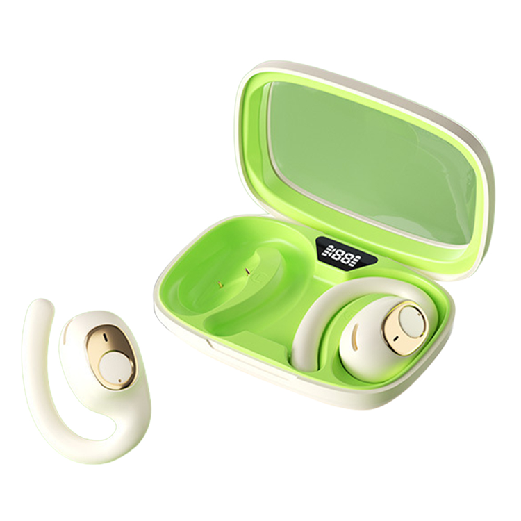Trådlösa Bluetooth-Hörlurar Open-Ear Hook Sports IPX5 Vattentäta ENC X5 (Matcha Grön) | 5566 | AlltMobil