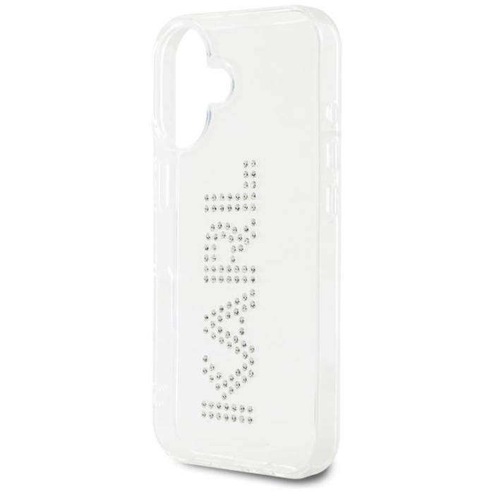 KARL LAGERFELD - Karl Lagerfeld iPhone 16 Mobilskal IML Rhinestones Logo - Transparent