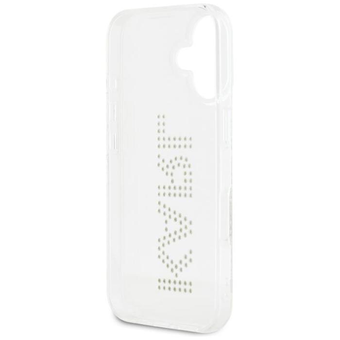 KARL LAGERFELD - Karl Lagerfeld iPhone 16 Mobilskal IML Rhinestones Logo - Transparent