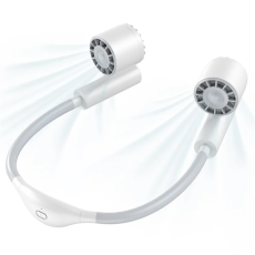 OEM - Bärbar USB-Hängande Minihalsfläkt - Vit
