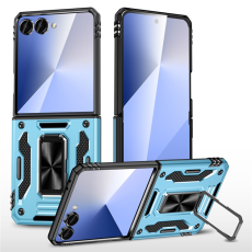 A-One Brand - Galaxy Z Flip7 5G Mobilskal Kickstand Slide - Babyblå