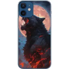 Gustaf - Mobilskal till Apple iPhone 12 mini med Ylande varg