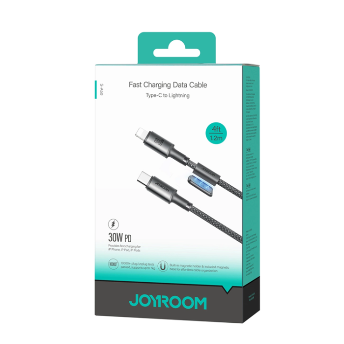 Joyroom - Joyroom S-A50 3A USB-C - Lightning Kabel 60W 1.2m - Grå