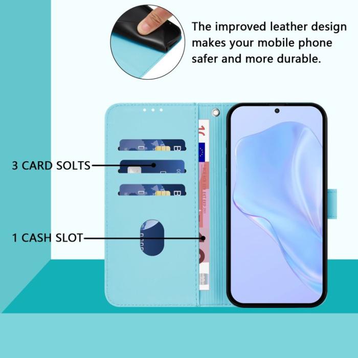 OEM - Samsung Galaxy S26 Ultra Fodral Konstläder - Ljusblå