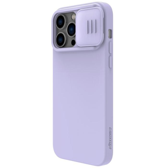 UTGATT5 - Nillkin iPhone 14 Pro Skal CamShield Silky Silicone - Lila