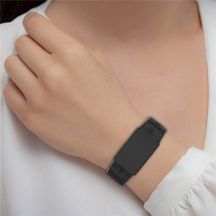 A-One Brand - Whoop 4.0 Armband Silikon med Protective Skal - Svart