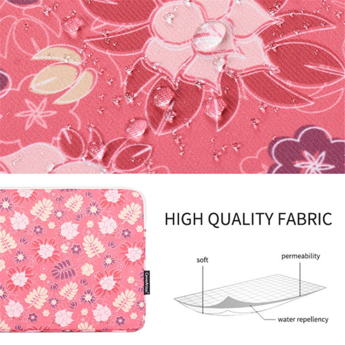 CANVASARTISAN - CANVASARTISAN Datorfodral 15'' Printing Leaf Flower H24-01 - Rosa