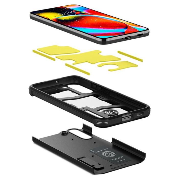 Spigen - Spigen Tough Armor Skal Galaxy S22 - Svart